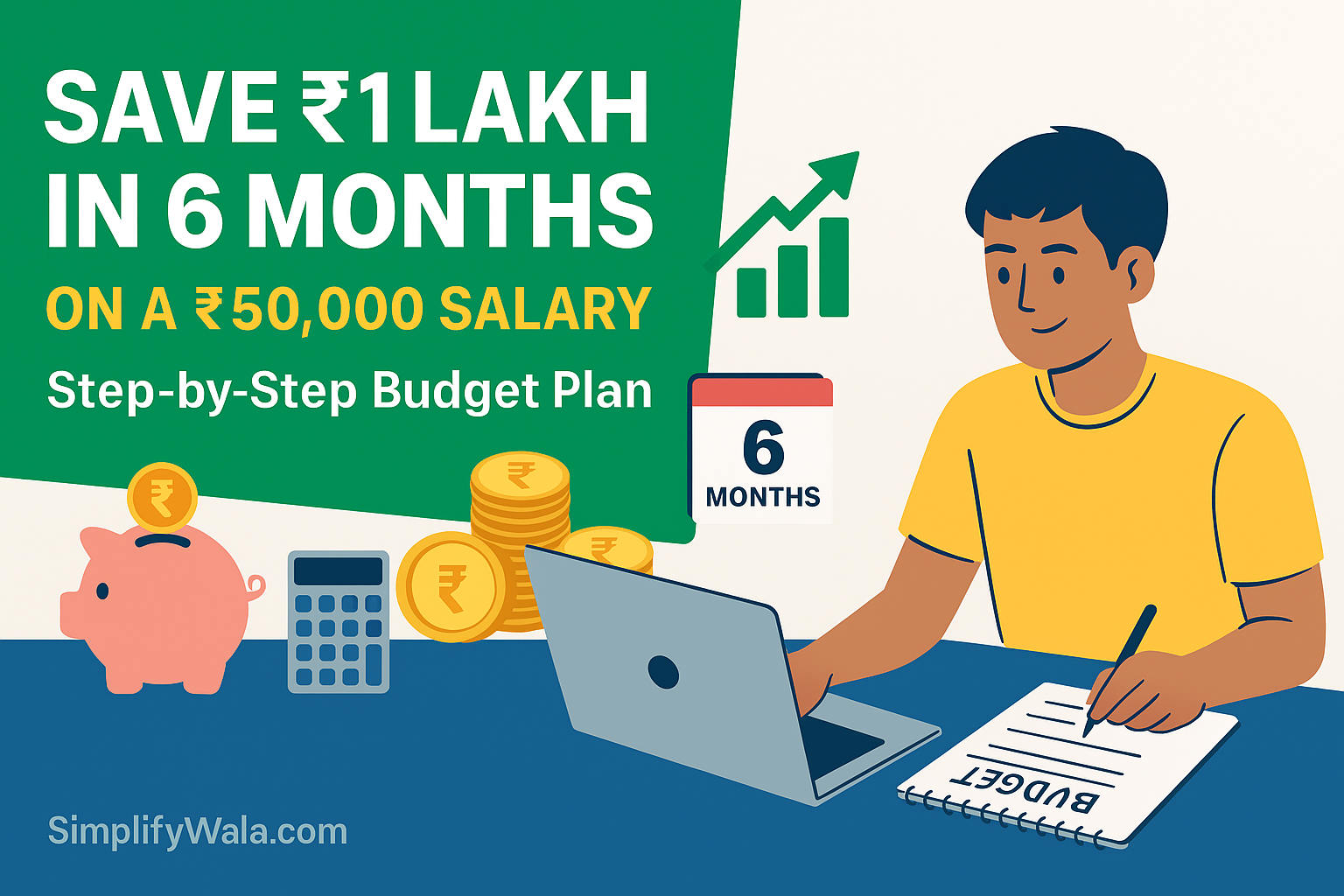 How to Save ₹1 Lakh in 6 Months